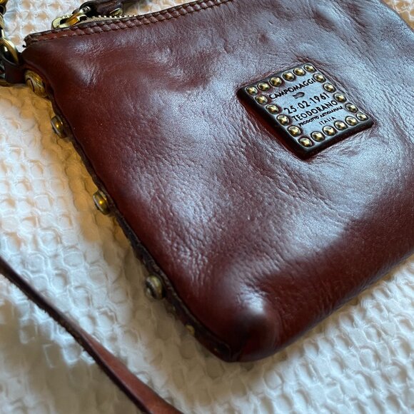 Campomaggi brown leather cross body and shoulder strap bag - Picture 3 of 5